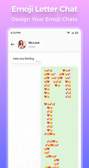 Letter to Emoji: Text Repeater Screenshot 3