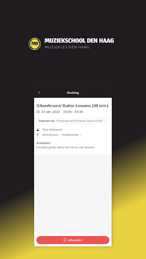 Muziekschool DH Screenshot 3