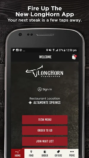 LongHorn Steakhouse® Screenshot 0