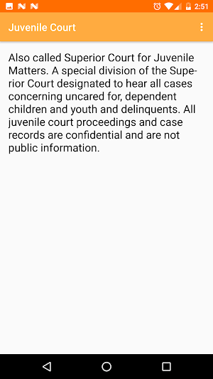 Legal Dictionary Screenshot 2