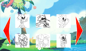 Soni Blue Coloring Hedgehog Screenshot 1