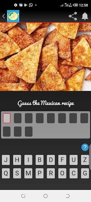 Recipes centered Screenshot 2
