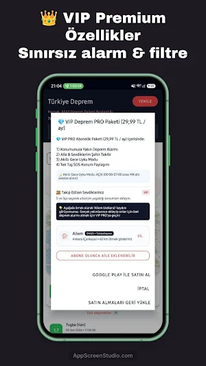 Deprem Uyarı & Son Depremler Screenshot 3