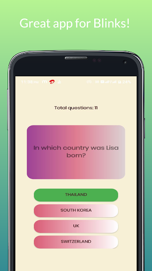 Lisa Blackpink Quiz Game Screenshot 2