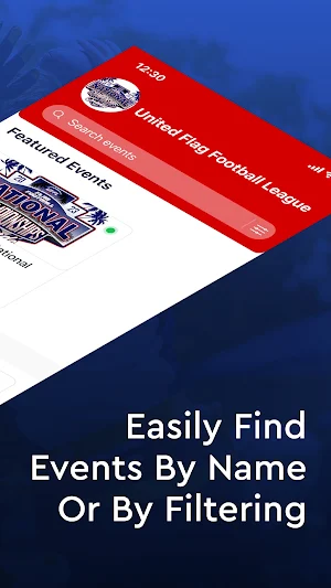 United Flag Football League Screenshot 1