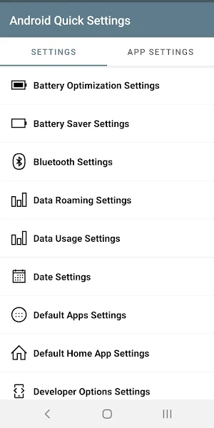 Android Quick Settings Screenshot 1