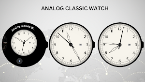 Analog Classic Watch Face Screenshot 3