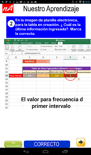 Tabla datosAgrupados con Excel Screenshot 3