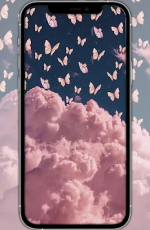 Aesthetic Wallpaper Cute Girly Screenshot 1