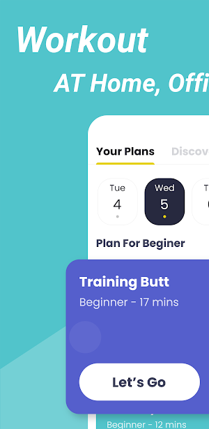Workout at Home - Female Fitness 2021 Screenshot 0