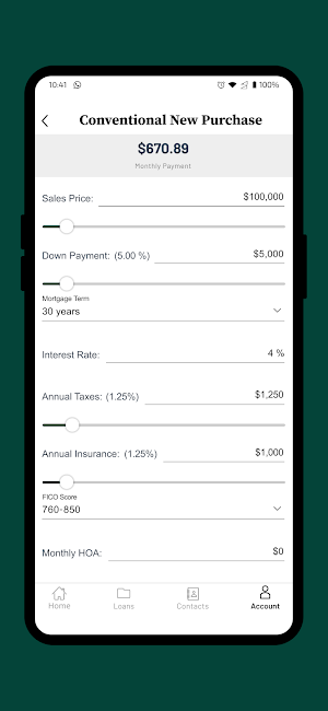 E-Track Mortgages Screenshot 2