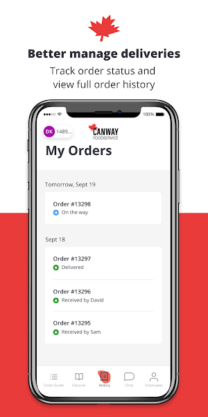 Canway Distribution Screenshot 2