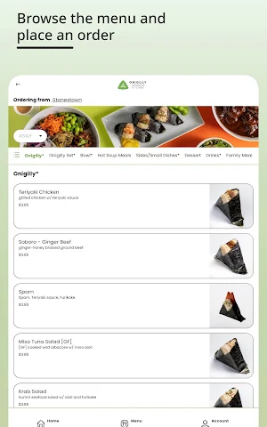 Onigilly Japanese Kitchen Screenshot 1