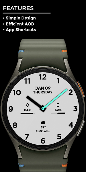 Nighty Analog 22 - watch face Screenshot 1