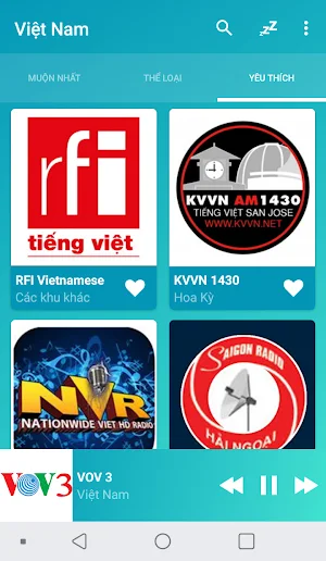 Vietnam radios online Screenshot 3