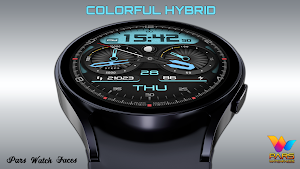 Colorful Hybrid Watch Face Screenshot 3