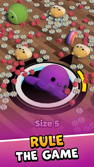 Jelly Hole: Roll & Eat Pals Screenshot 0