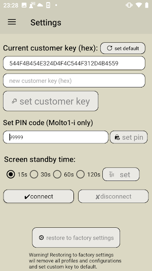 TOKEN2 NFC Burner for Molto1 Screenshot 2