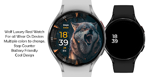 Wolf Luxury Wear Os Watchface Screenshot 1