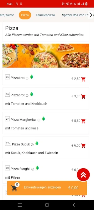 Tramonto Pizzeria Screenshot 2