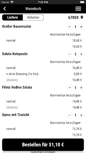 Restaurant Dionysos Screenshot 1