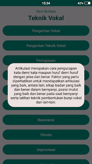 Seni Budaya - Teknik Vokal Screenshot 3
