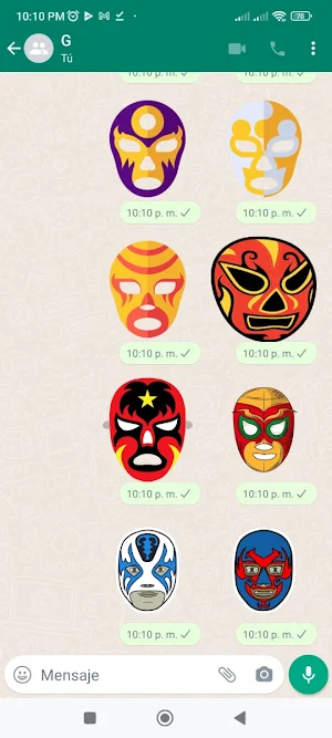 Stickers de la lucha libre Screenshot 1