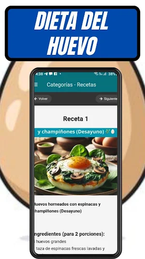 Dieta del Huevo Screenshot 2