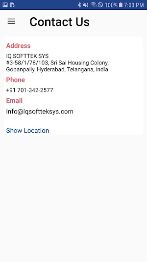 IQSoftTekSys Screenshot 1