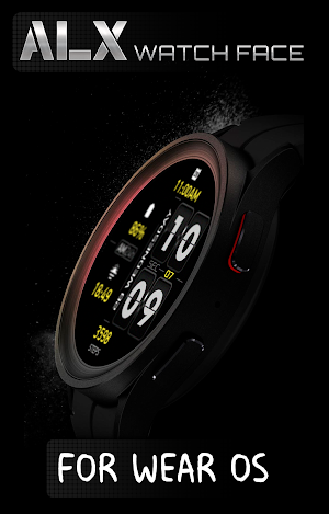 ALX05 Flip Watch Face Screenshot 3