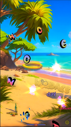 Wordals - Word rain Screenshot 1