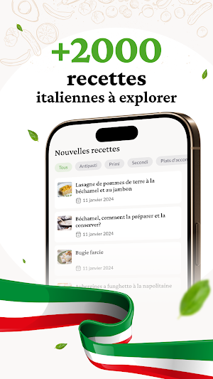Recettes Italiennes Screenshot 2
