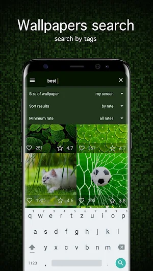 Green Wallpapers PRO Screenshot 1