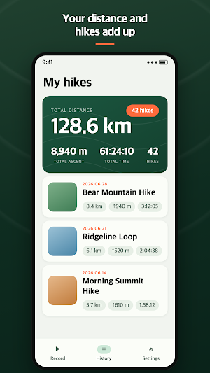 Trekking: GPS Hike Tracker Screenshot 3