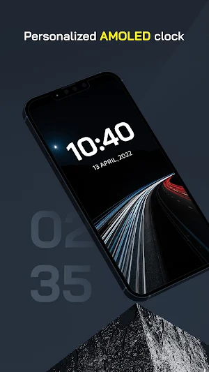 Digital Clock LWP & AOD Screenshot 1