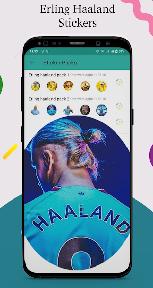 Erling Haaland Stickers for WA Screenshot 2