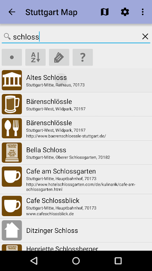 Stuttgart City Map Lite Screenshot 1