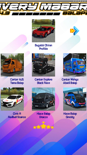 Livery Mabar Balapan v4.3 Screenshot 3