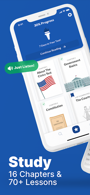 US Citizenship Test 2022 Screenshot 1