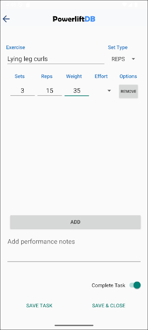 PowerliftDB Screenshot 3