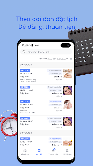 Quản lý dịch vụ cho nhân viên Screenshot 2