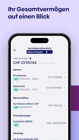 Baloise E-Banking neu Screenshot 2