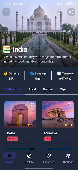 Travel Explorer Screenshot 0