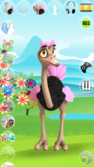 Talking Olivia Ostrich Lady Screenshot 0