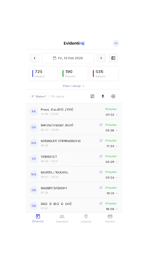 Evidentiraj Screenshot 3