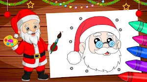 Christmas Color & Drawing Book Screenshot 3