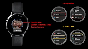 Red Brown For Wear OS Screenshot 1