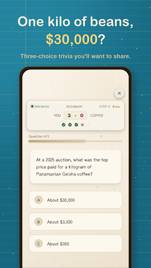Coffee Trivia Quiz: Brew Facts Screenshot 2