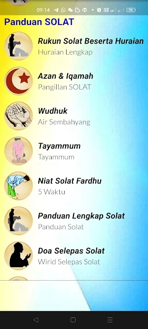 Panduan SOLAT & Arah QIBLAT Screenshot 2