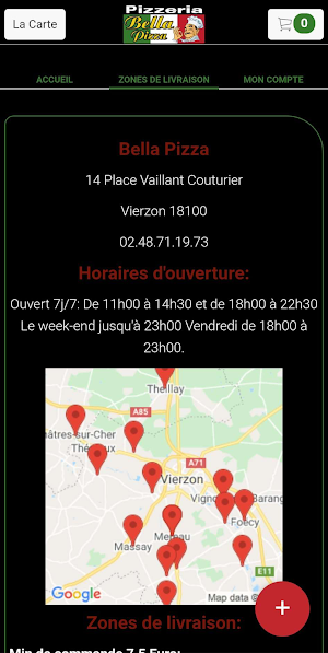 Bella Pizza Vierzon Screenshot 3
